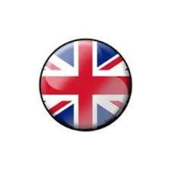 Drapeau anglais rond